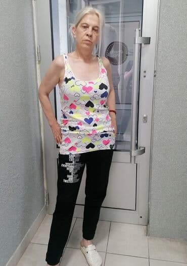 crop top c a: L (EU 40), Pamuk, bоја - Šareno — 1