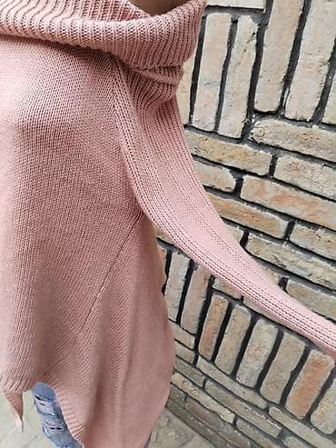 camp david majice: Džemper, veličina L. - Model: asimetrični pleteni džemper/top bez — 3