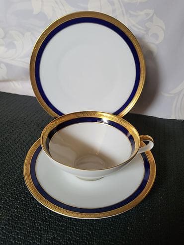antiques: Lux set 1939g+ Heinrich i Co.Bavaria. Luksuzni set -zlatni bokal na — 4