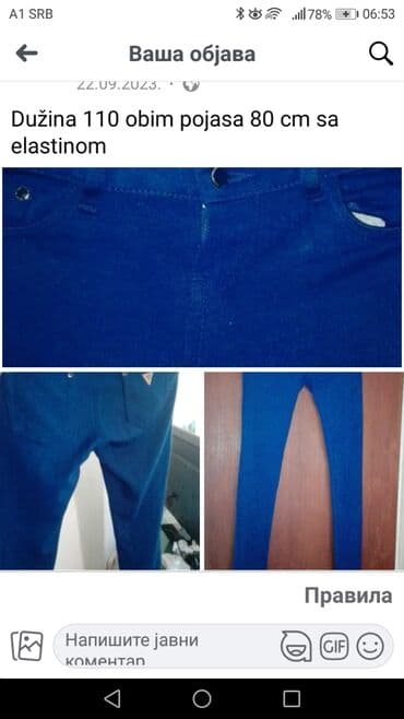 push up pantalone: Farmerke — 2