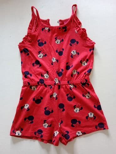hm kombinezoni za devojcice: Primark, 122-128, color - Red — 1