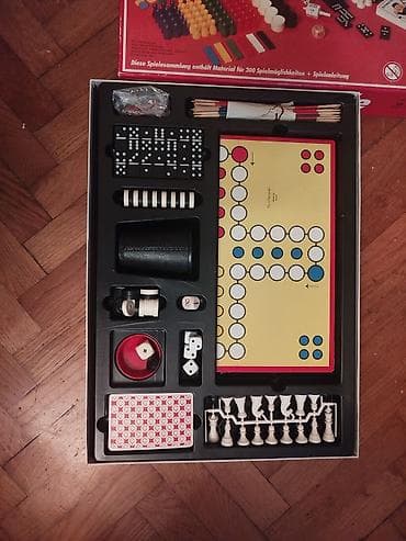 balote igra: Set drustvenih igara Spiele 300 drustvene igre Neki mix igara.Deluje — 6