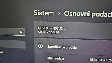 fen za kosu 5 u 1: Acer Aspire V7-582PG – 15.6" multimedijalni laptop sa dodirnim ekranom — 6