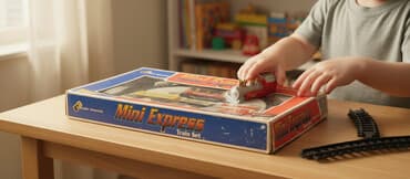 frizerski salon igracka: Mini Express Train Set – baterijski vozni set - Baterijski pogon — 2