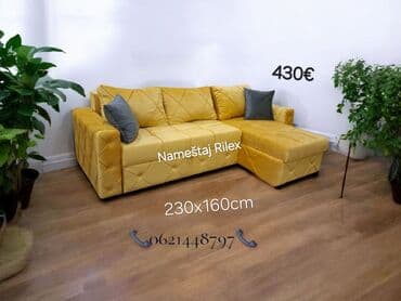 Ugaona garnitura – Nameštaj Rilex - Dimenzije: 230 x 160 cm - Cena — 2