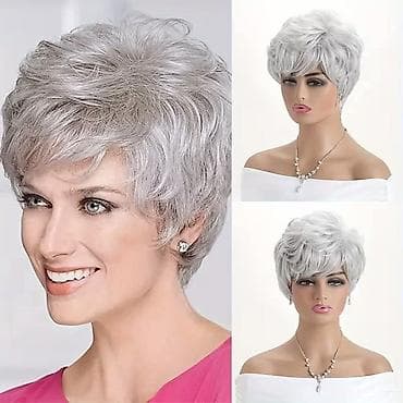 Kratka ženska perika – moderni pixie/bob stil - Dizajn: kratka — 3