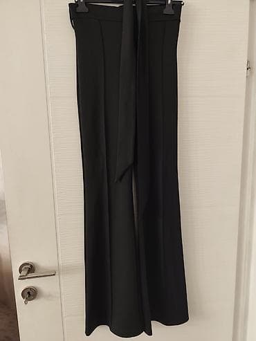 farmerke dsquared: Blondy crne elegantne pantalone širokih nogavica NOVO - Brend: Blondy — 3