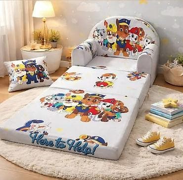 ccc decije papuce: Dečja fotelja na razvlačenje. 2 u 1 fotelja i krevetić — 9