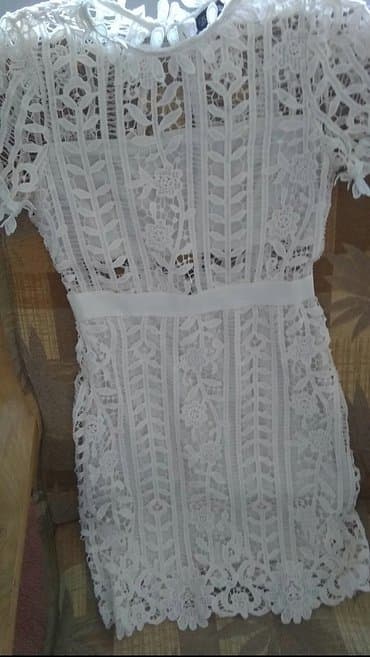 haljine secene ispod grudi: M (EU 38), color - White, Short sleeves — 2