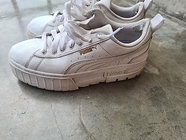 patike leopard print: Puma ženske patike – model 384527-01 - Boja: bela, sa zlatnim Puma — 2