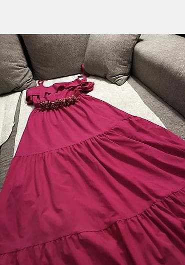 Haljine: Duga letnja haljina u boji fuksije - Brend: EWAROZA (etiketa — 2