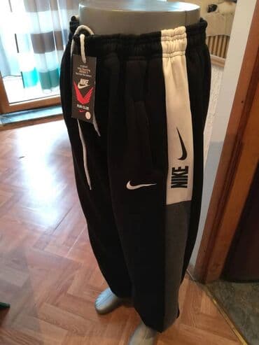 Donji deo trenerke, 5XL (EU 62), Nike, bоја - Crna, Pamuk