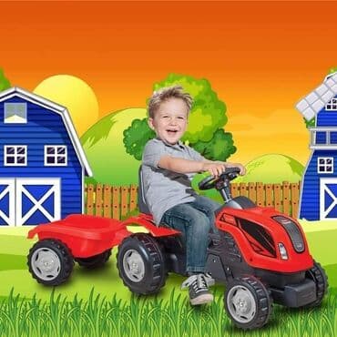 elegantni šeširi: Traktor na pedale AKCIJA 6500 dinara Dimenzije 141x57x44cm Za — 7