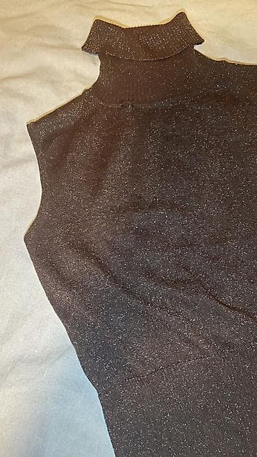 gildan majice bih: Ženski bezrukavni džemper/top sa rol-kragnom — 3