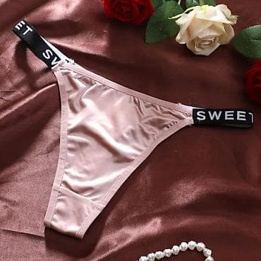 Gaćice: Ženske gaćice – tanga/bikini u 3 različite boje, kroj sa elastičnim — 4