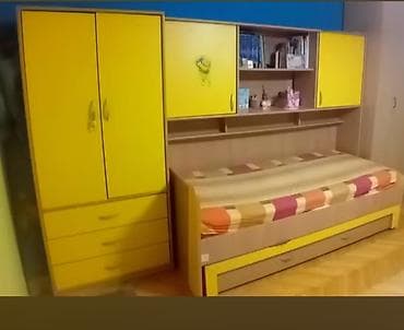 veliki kofer cena: Komplet nameštaja za dečiju/omladinsku sobu – kombinacija kreveta sa — 3