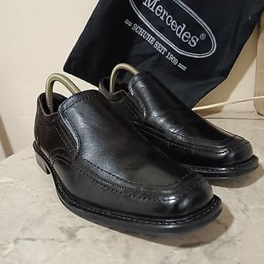 trenerke s: Muške elegantne cipele Mercedes Schuhe seit 1909 – crne, slip-on - — 4