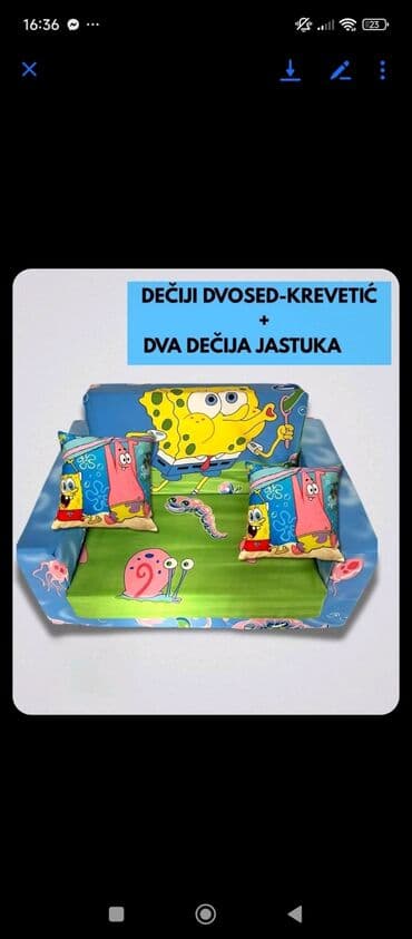 Nameštaj: Decji dvosed- krevetic — 2
