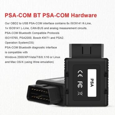 Auto delovi, gume i tjuning: PSA-COM Citroen Peugeot Dijagnostika Srpski Jezik PSACOM Bluetooth — 3