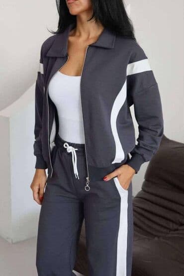bmw 5 серия 525i 5at: Komplet trenerka 95% cotton 5% Lycra Made in Turkey Crna: 3400 dinara — 5