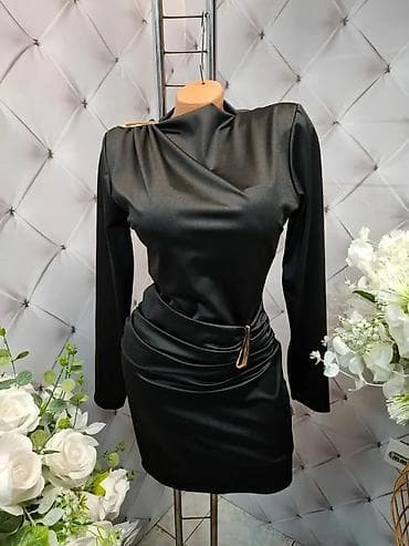 Beauty & Care: Elegantna mini haljina sa dugim rukavima i efektom nabora - Kroj — 6