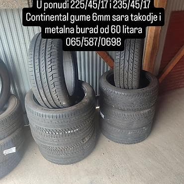 U ponudi: - Pneumatici Continental u dimenzijama 225/45 R17 i 235/45