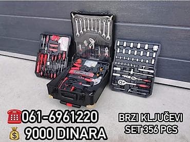BRZI KLJUČEVI – SET 356 PCS Kompletan profesionalni set alata u