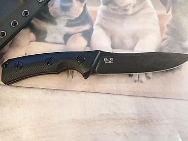 majica za tenis: Fiksni nož Eafengrow EF125 - Oštrica: drop-point profil, fabrički — 5