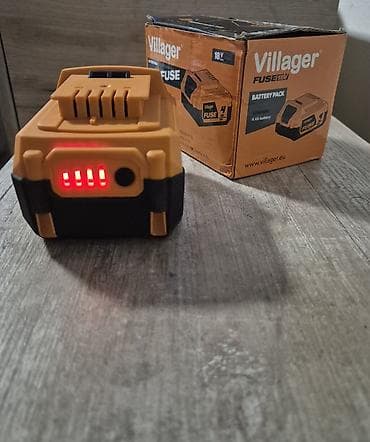 kucni red sati: Villager FUSE 18V Li-Ion baterija – 4.0 Ah - Originalna Villager FUSE — 1