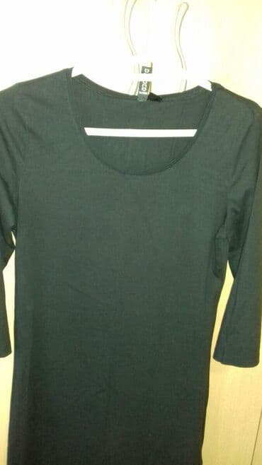 kaftan haljine za plazu new yorker: H&M M (EU 38), color - Black, Short sleeves — 3