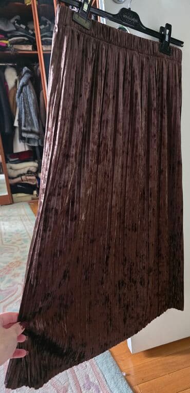 h: M (EU 38), Midi, color - Brown — 2