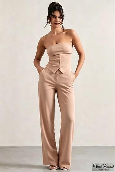 reserved kompleti: 🔥Ženski elegantni komplet bez bretela –Made in Italy
✅3200 din — 1