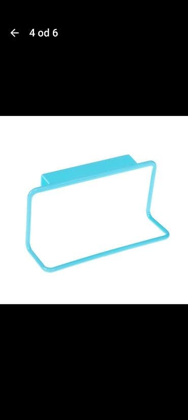 solje na stalku: Držač/vešalica za kuhinjske ubruse ili peškire – montaža bez bušenja — 4