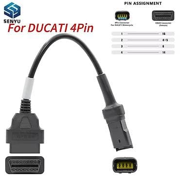 Ducati 4 - pinski na 16 pin OBD2 adapter OBD2 16 Pin Adapter OBD2 za — 8