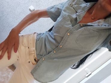 h and m kupaci: Denim texas kisulja,lagana,s — 1