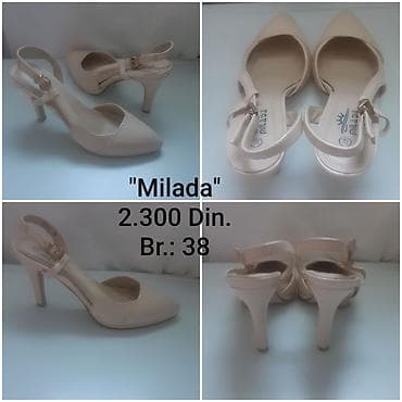 pirsing cena: Milada sandale – elegantan model sa špicastim vrhom i otvorenim petnim — 2