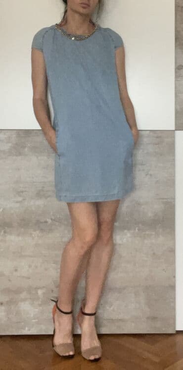 c a haljine 2022: Elisabetta Franchi S (EU 36), M (EU 38), color - Blue, Without sleeves — 4