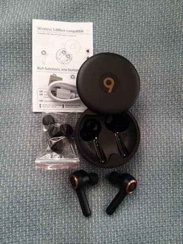 mikrofon sa stalkom za decu: Beats Power Box Bezicne Bluetooth Slusalice Bele i Crne Odlican — 1