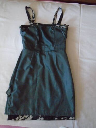 c a haljine 2022: H&M M (EU 38), color - Black, Cocktail, With the straps — 6