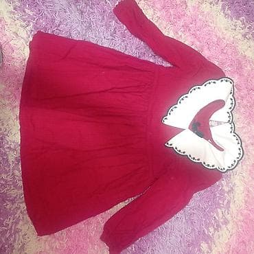 Šortsevi: Dečije haljinice i tunike – različiti modeli i boje - Bordo haljina — 1