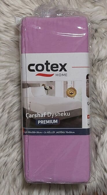 Ćebad i pokrivači: 🌿Čaršaf na lastiš 🌿Dimenzije-30 + 2 jastučnice 50*70 🌿Materijal pamuk — 1