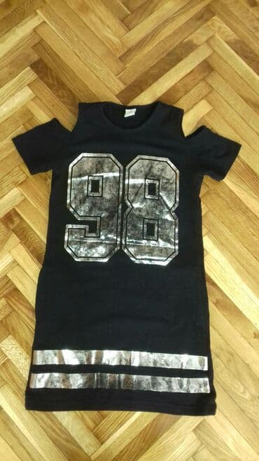 uske pantalone sa visokim strukom: Mini, Short sleeve — 1