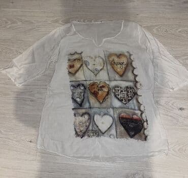 crop top c a: 7Arrows, XL (EU 42), L (EU 40), Sa ilustracijom, bоја - Bela — 1