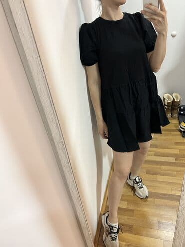 haljine afrodita: Zara M (EU 38), color - Black, Short sleeves — 1