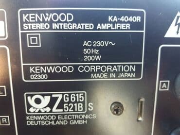 Video igre i konzole: Kenwood ka-4040r; 2x70w/8 oma. 
-ispravan. 
fixno 80e — 6