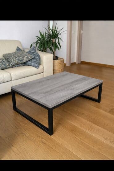 namestaj djordjevic cene: Industrijski klub sto – masivno drvo i metal - Moderan industrijski — 6