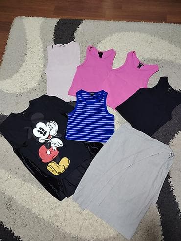 suknje til: Paket garderobe M vel Sve je ocuvano 5 majce bratela 1 majca dug — 5