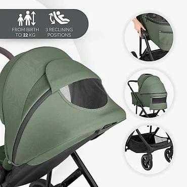 Kolica za bebe: Kikkaboo Chiara 3in1 set sa i-Size autosedištem i tvrdim nosiljkom – — 1