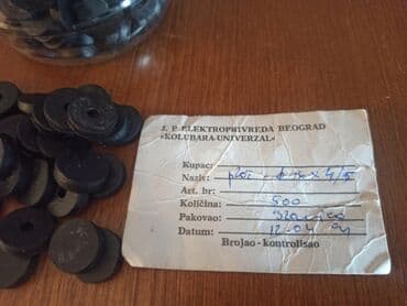 Ostali alati i mašine: Gumice za virble ф16x4/5mm. Cena 1000din (ima ih oko 500kom) — 5