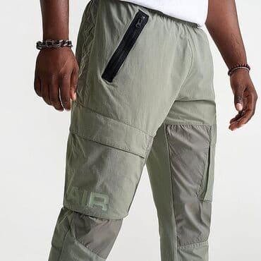 new yorker kozne pantalone: Trousers, 2XL (EU 56), Nike, Cargo, color - Grey — 4